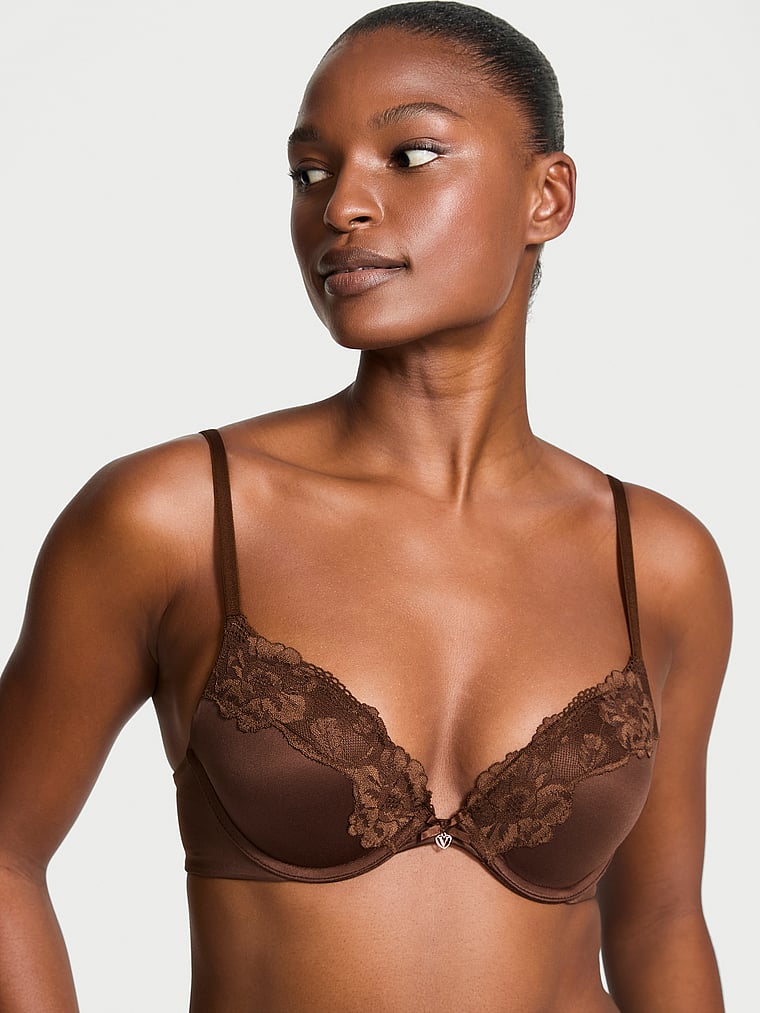 Бюстгальтер пуш-ап с кружевной отделкой Body By Victoria, lace trim ganache
Бюстгальтер пуш-ап с кружевной отделкой Body By Victoria, lace trim ganache