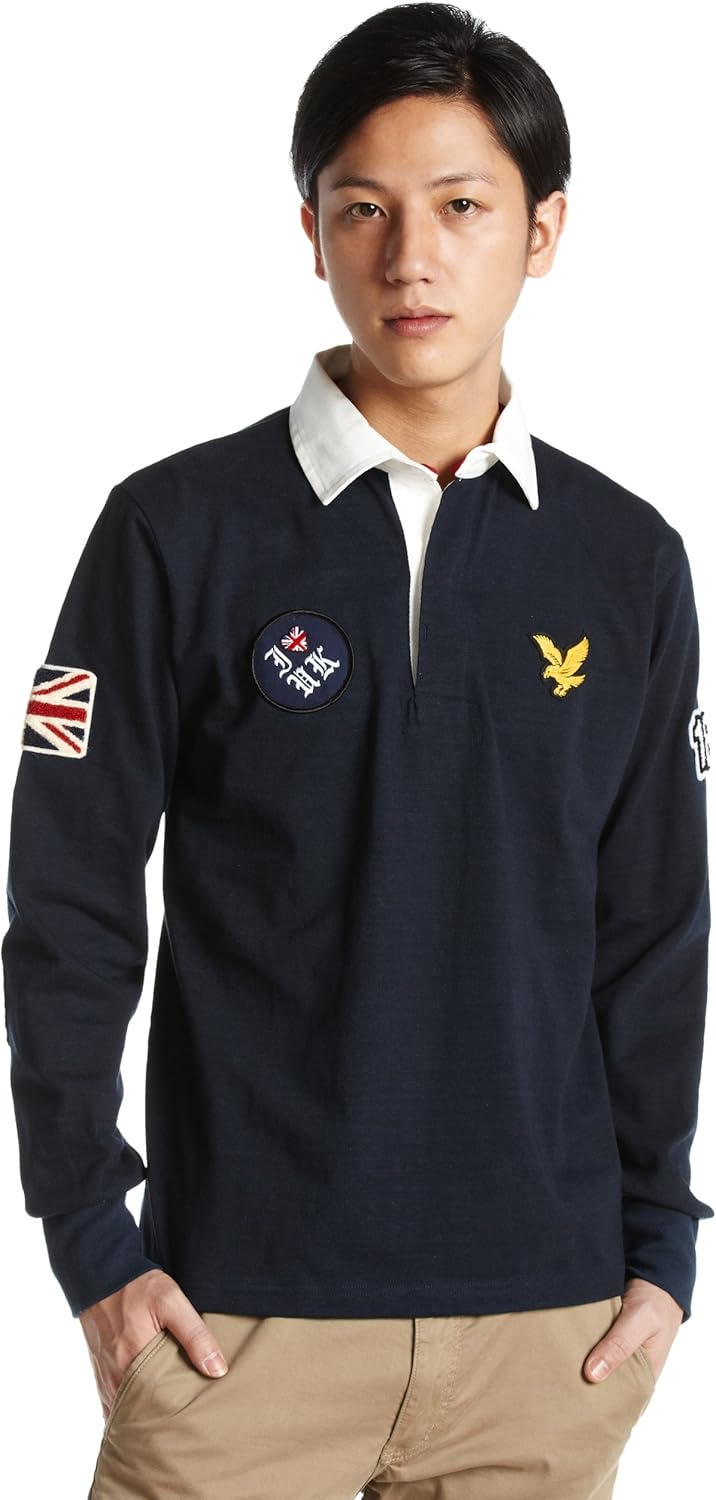Рубашка-поло Lyle & Scott LA111341406 для регби, темно-синий
Рубашка-поло Lyle & Scott LA111341406 для регби, темно-синий