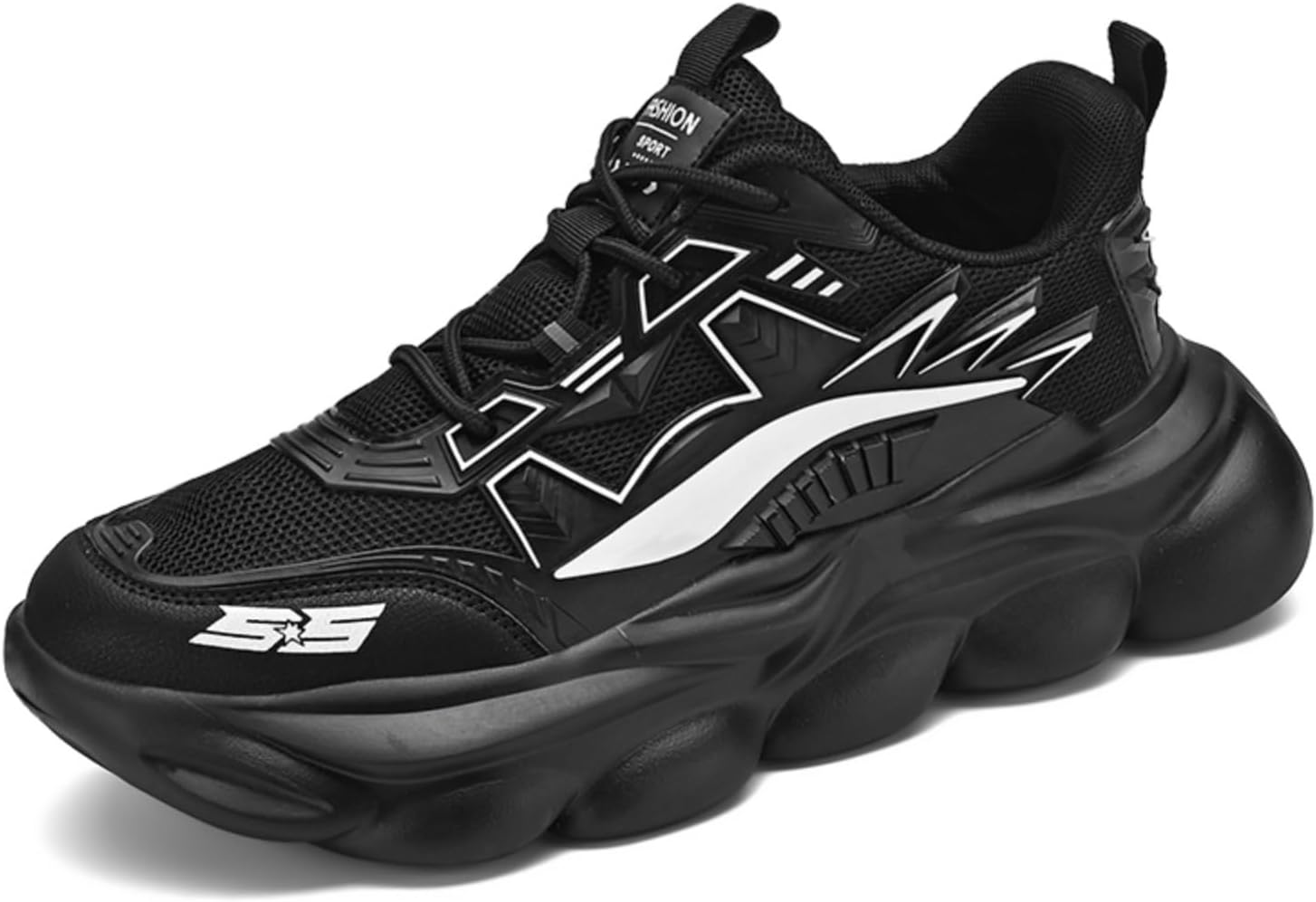 Стильные и модные мужские спортивные кроссовки в стиле Mecha с амортизирующими стельками. Легкие, с уникальным дизайном и комфортными ощущениями, подходят для повседневных прогулок, занятий фитнесом и других случаев Kpdwfms, черный
Стильные и модные мужские спортивные кроссовки в стиле Mecha с амортизирующими стельками. Легкие, с уникальным дизайном и комфортными ощущениями, подходят для повседневных прогулок, занятий фитнесом и других случаев Kpdwfms, черный