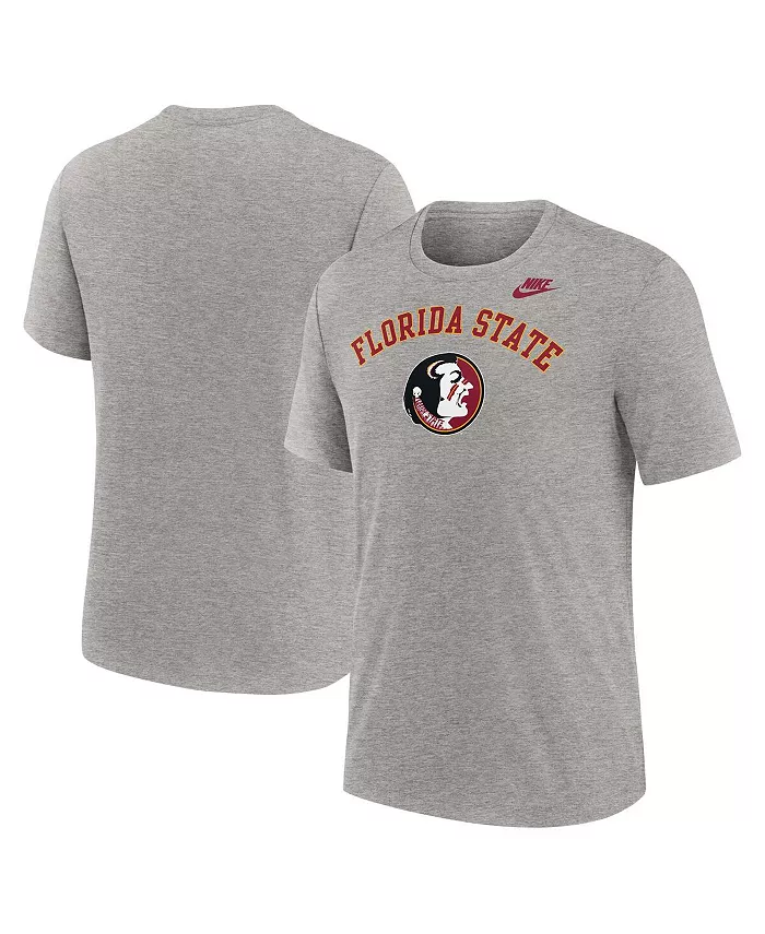 Мужская футболка Heather Gray Florida State Seminoles Legacy Arch Tri-Blend Nike
Мужская футболка Heather Gray Florida State Seminoles Legacy Arch Tri-Blend Nike