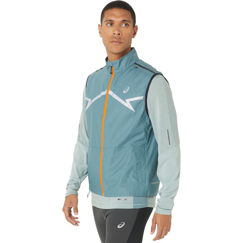 Жилет для светового шоу Asics, бирюзовый
Жилет для светового шоу Asics, бирюзовый