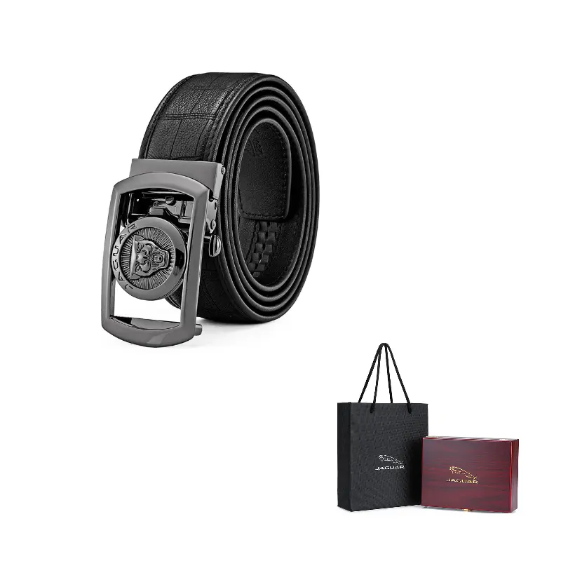JAGUAR Повседневный мужской кожаный ремень с автоматической пряжкой из оленьей кожи шириной 3,5 см, Black
JAGUAR Повседневный мужской кожаный ремень с автоматической пряжкой из оленьей кожи шириной 3,5 см, Black