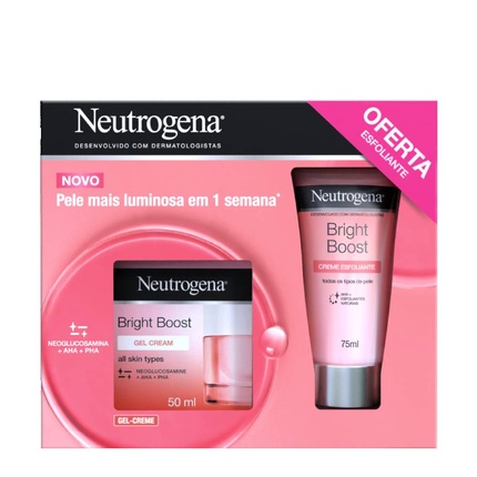 Гель-крем Bright Boost 50 мл + отшелушивающий крем 75 мл Neutrogena
Гель-крем Bright Boost 50 мл + отшелушивающий крем 75 мл Neutrogena
