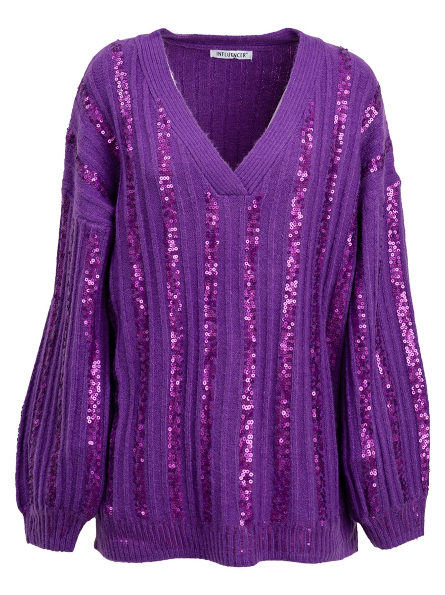 Свитер Influencer, фиолетовый/темно-фиолетовый
Свитер Influencer, фиолетовый/темно-фиолетовый