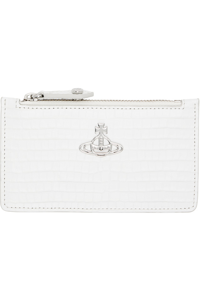 Тонкий длинный держатель для карт Vivienne Westwood, белый
Тонкий длинный держатель для карт Vivienne Westwood, белый