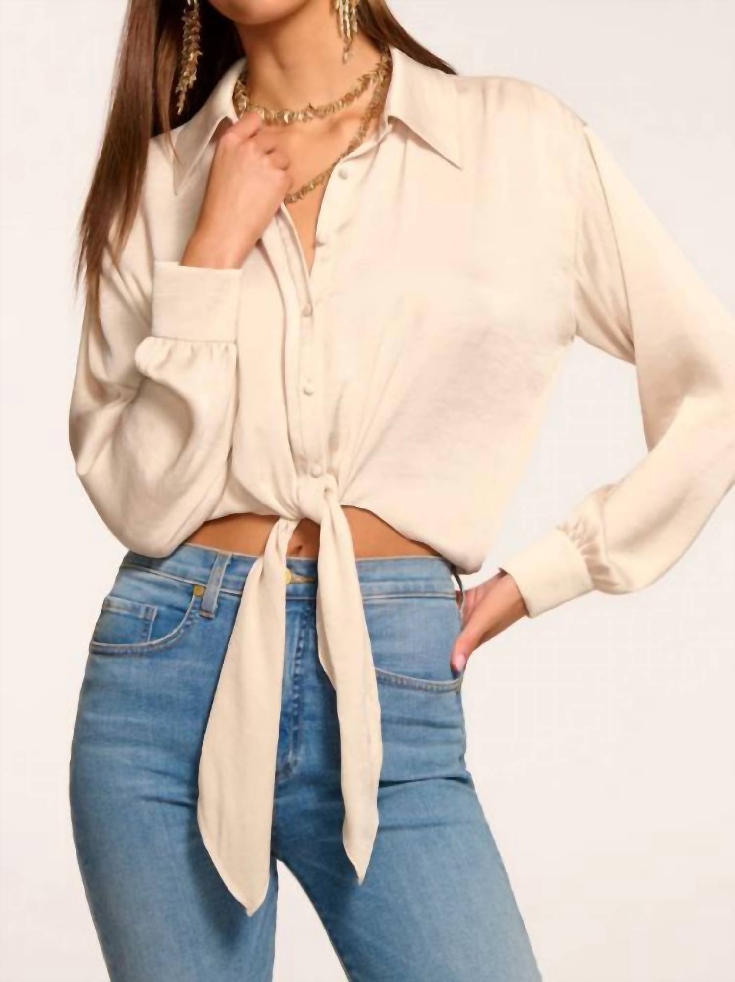 Луна Креп Блузка в цвете песчаник Ramy Brook, Sandstone
Луна Креп Блузка в цвете песчаник Ramy Brook, Sandstone