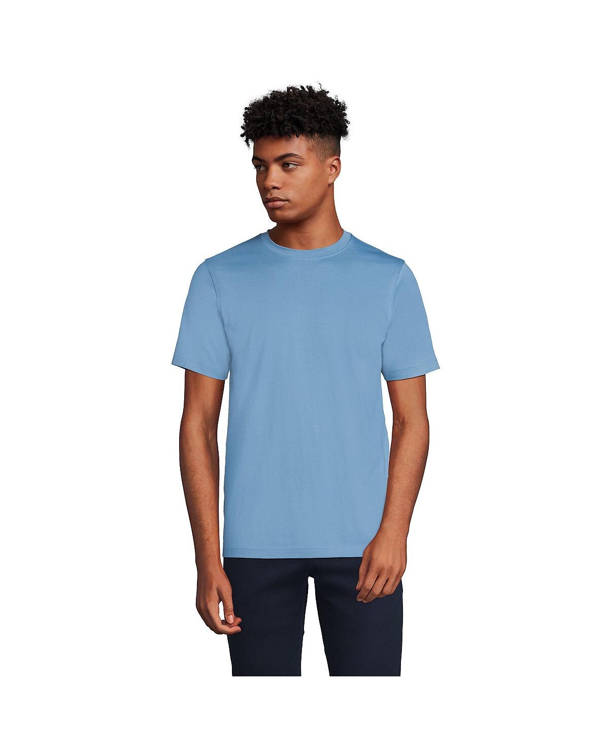 Мужская высокая футболка Supima с короткими рукавами Lands' End
Мужская высокая футболка Supima с короткими рукавами Lands' End