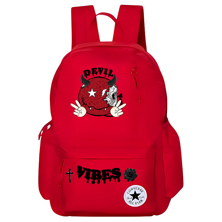Converse Полиэстеровый баскетбольный рюкзак среднего размера унисекс красный, Demon Smile
Converse Полиэстеровый баскетбольный рюкзак среднего размера унисекс красный, Demon Smile