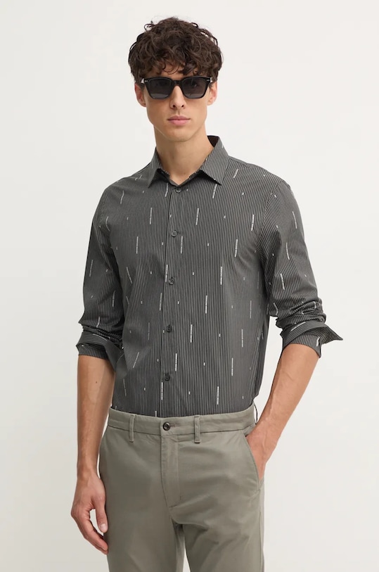 Хлопковая рубашка Armani Exchange, серый
Хлопковая рубашка Armani Exchange, серый