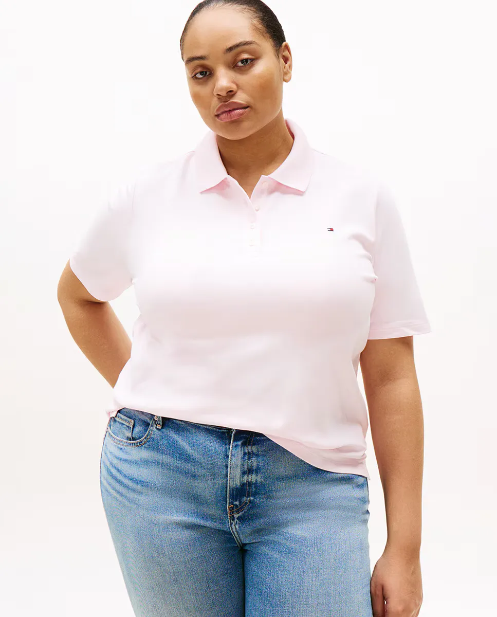 Женская рубашка-поло с короткими рукавами из пике, обычная Tommy Hilfiger Curve, цвет Rosa claro
Женская рубашка-поло с короткими рукавами из пике, обычная Tommy Hilfiger Curve, цвет Rosa claro
