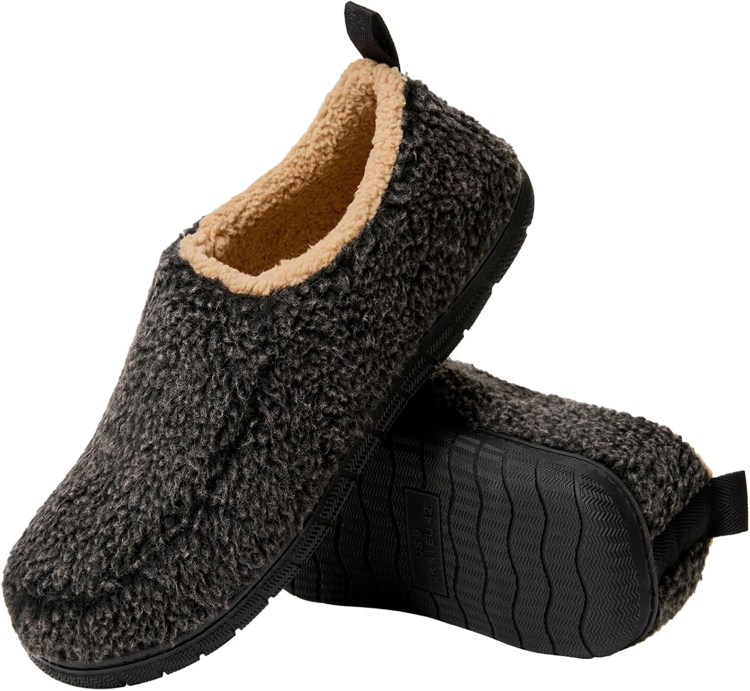 Унисекс тапочки WALKFUN с закрытой пяткой из шерпы, уютные и теплые домашние обувь, подходят для зимы и Рождества, берите на размер больше для комфорта, Black-men Size
Унисекс тапочки WALKFUN с закрытой пяткой из шерпы, уютные и теплые домашние обувь, подходят для зимы и Рождества, берите на размер больше для комфорта, Black-men Size