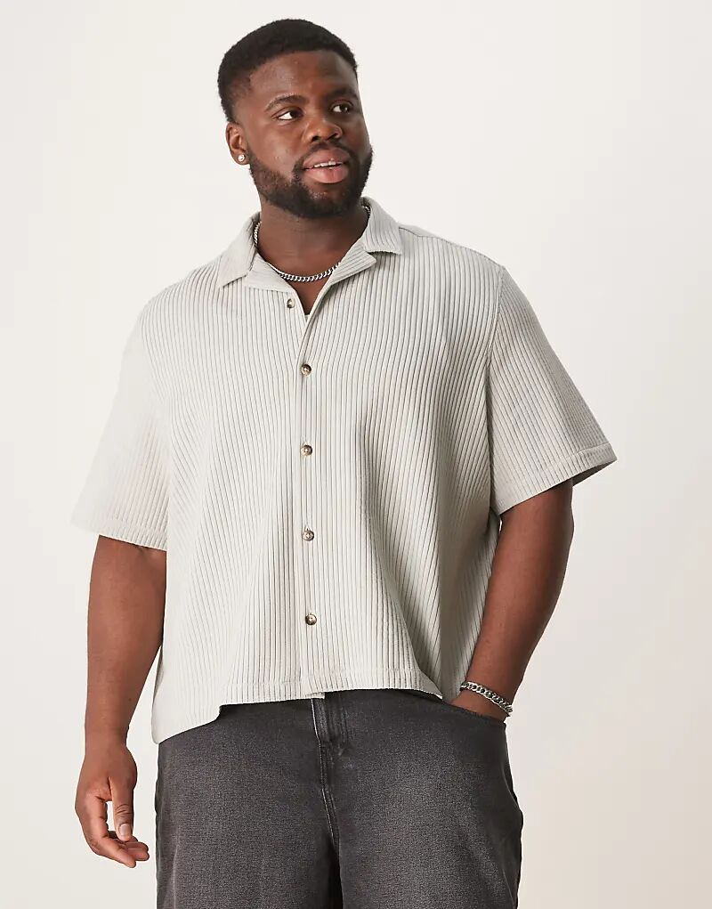 Рубашка свободного кроя Revere Coord от ASOS DESIGN серого цвета
Рубашка свободного кроя Revere Coord от ASOS DESIGN серого цвета