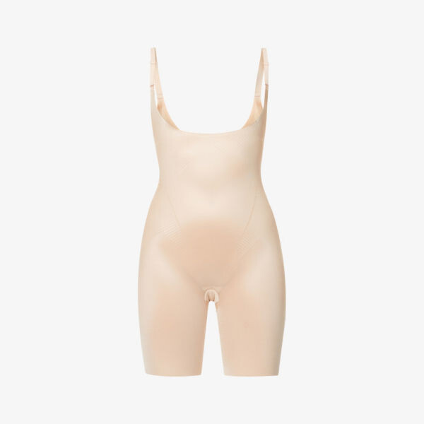 Боди Thinstincts 20 из эластичного плетения с открытой грудью Spanx, бежевый
Боди Thinstincts 20 из эластичного плетения с открытой грудью Spanx, бежевый