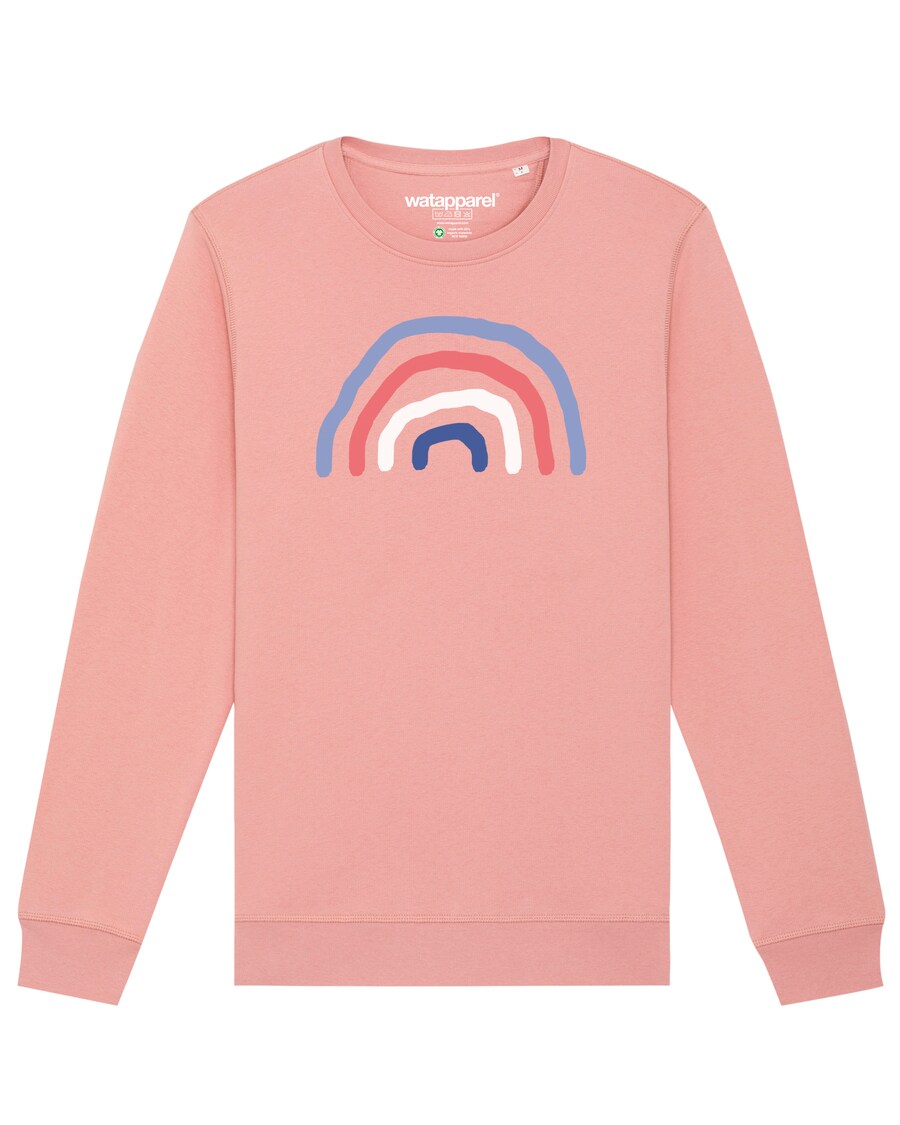 Свитер Watapparel Sweatshirt Regenbogen, розовый 
Свитер Watapparel Sweatshirt Regenbogen, розовый