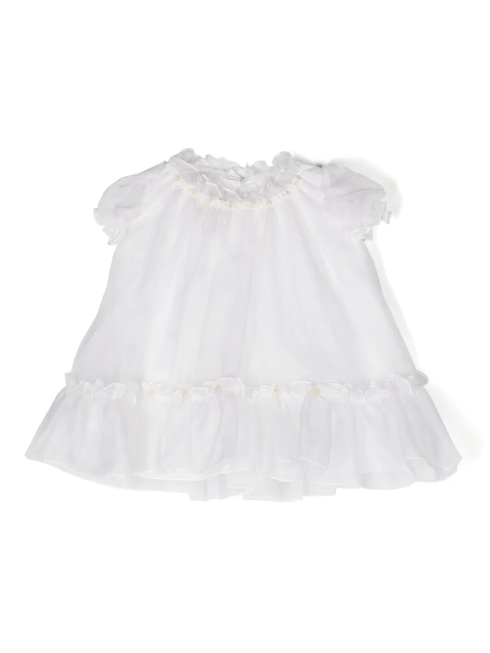 Шелковое платье с цветочной вышивкой La Stupenderia, белый
Шелковое платье с цветочной вышивкой La Stupenderia, белый