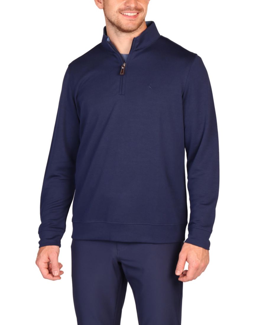 Мужская модальная рубашка с застежкой-молнией до четверти длины Tailorbyrd, Navy
Мужская модальная рубашка с застежкой-молнией до четверти длины Tailorbyrd, Navy