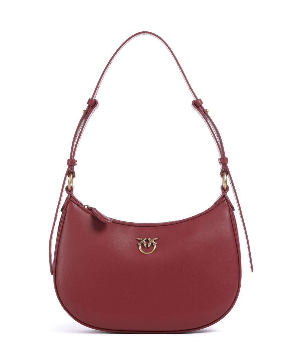 Мини-Сумка на плечо в форме полумесяца из мелкозернистой коровьей кожи Pinko, бордовый
Мини-Сумка на плечо в форме полумесяца из мелкозернистой коровьей кожи Pinko, бордовый