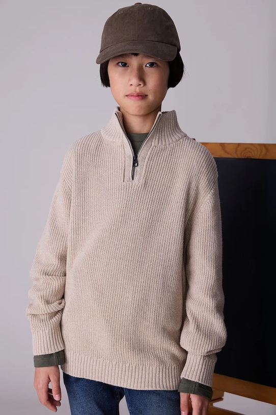 Детский хлопковый свитер Mayoral, бежевый
Детский хлопковый свитер Mayoral, бежевый