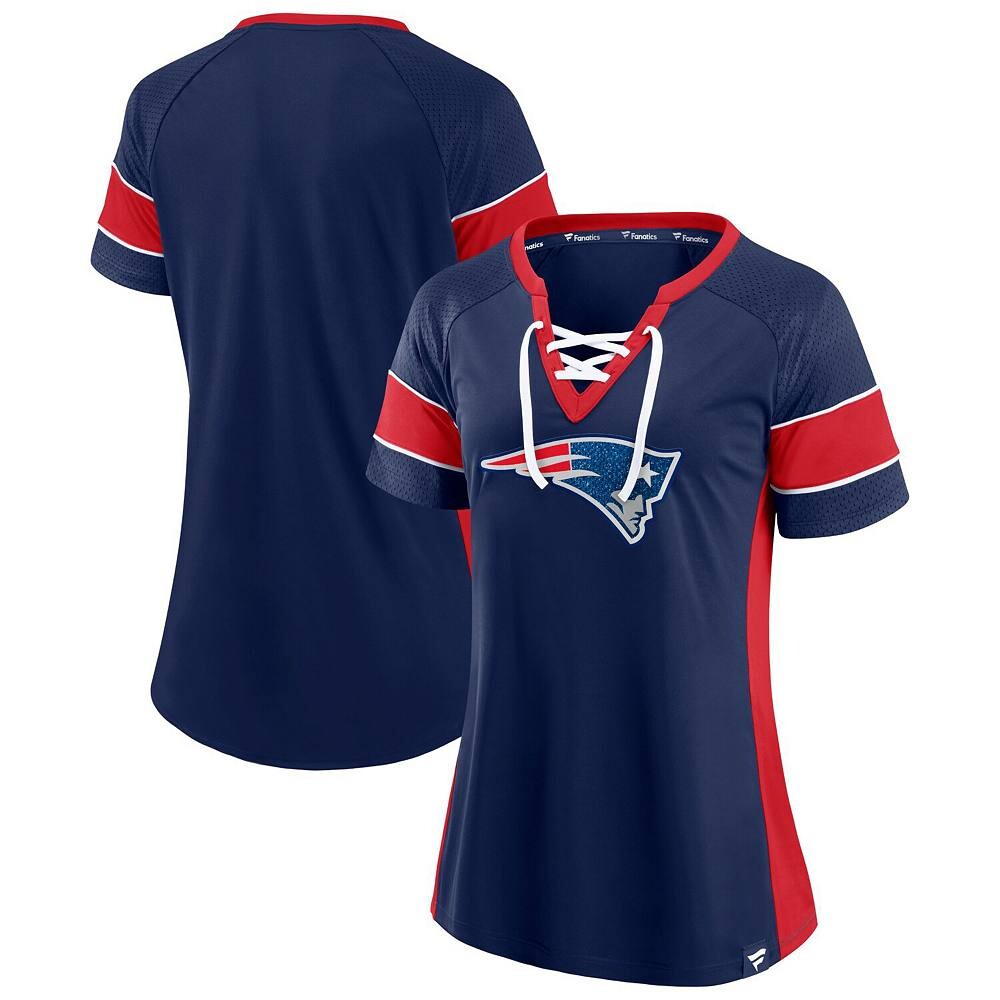 Женская футболка Fanatics с логотипом темно-синего/красного цвета New England Patriots Team Draft Me на шнуровке реглан, цвет Pat Navy
Женская футболка Fanatics с логотипом темно-синего/красного цвета New England Patriots Team Draft Me на шнуровке реглан, цвет Pat Navy