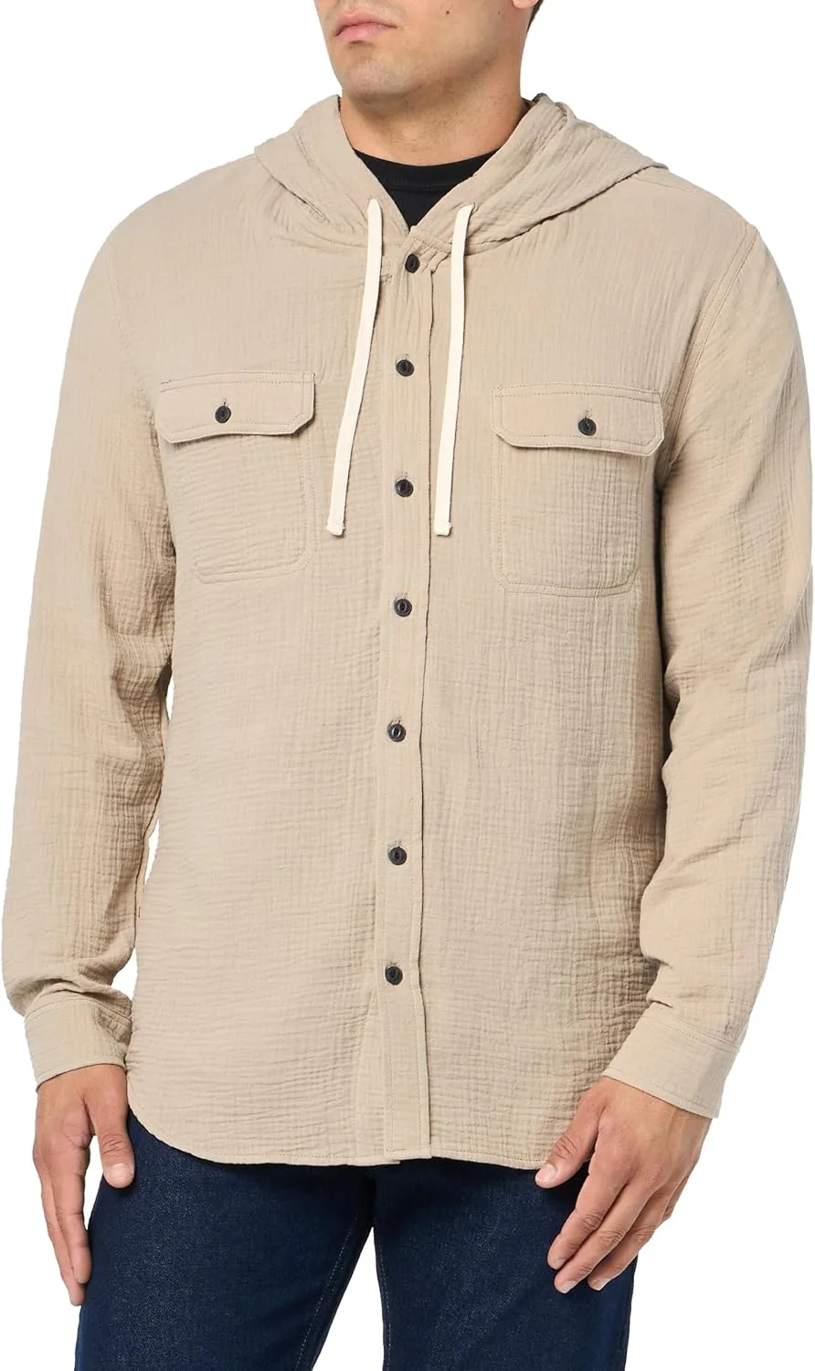 Мужская худи Hughie из марли на пуговицах UNIONBAY
Мужская худи Hughie из марли на пуговицах UNIONBAY