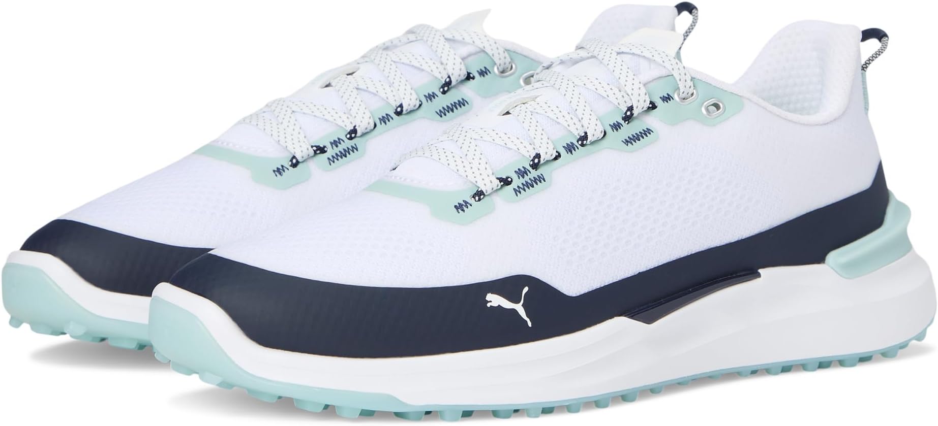Кроссовки PUMA Golf Ignite Elevate X, Puma White/Deep Navy/Modern Mint
Кроссовки PUMA Golf Ignite Elevate X, Puma White/Deep Navy/Modern Mint