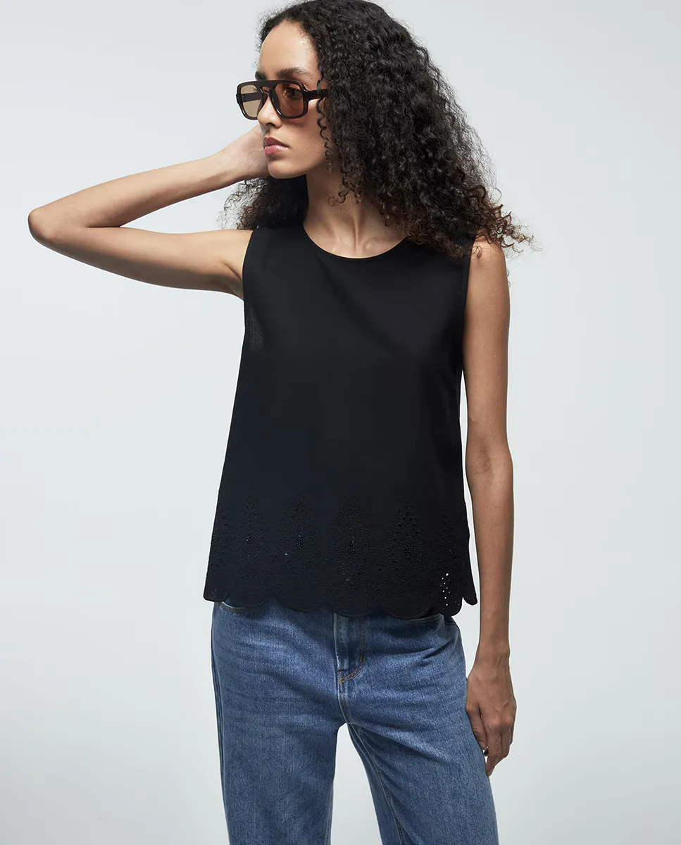 Футболка с перфорацией Sfera, черный
Футболка с перфорацией Sfera, черный