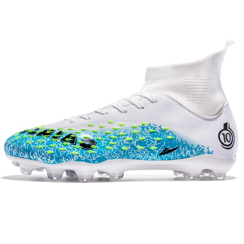 Kuding Унисекс футбольные бутсы мид-топ белый/черный/зеленый/аква/зеленый - белый с длинными шипами, цвет White Long Stud
Kuding Унисекс футбольные бутсы мид-топ белый/черный/зеленый/аква/зеленый - белый с длинными шипами, цвет White Long Stud