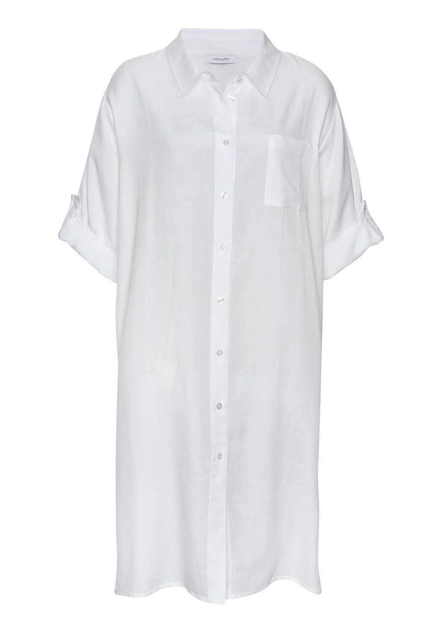 Платье-рубашка LASCANA, White
Платье-рубашка LASCANA, White