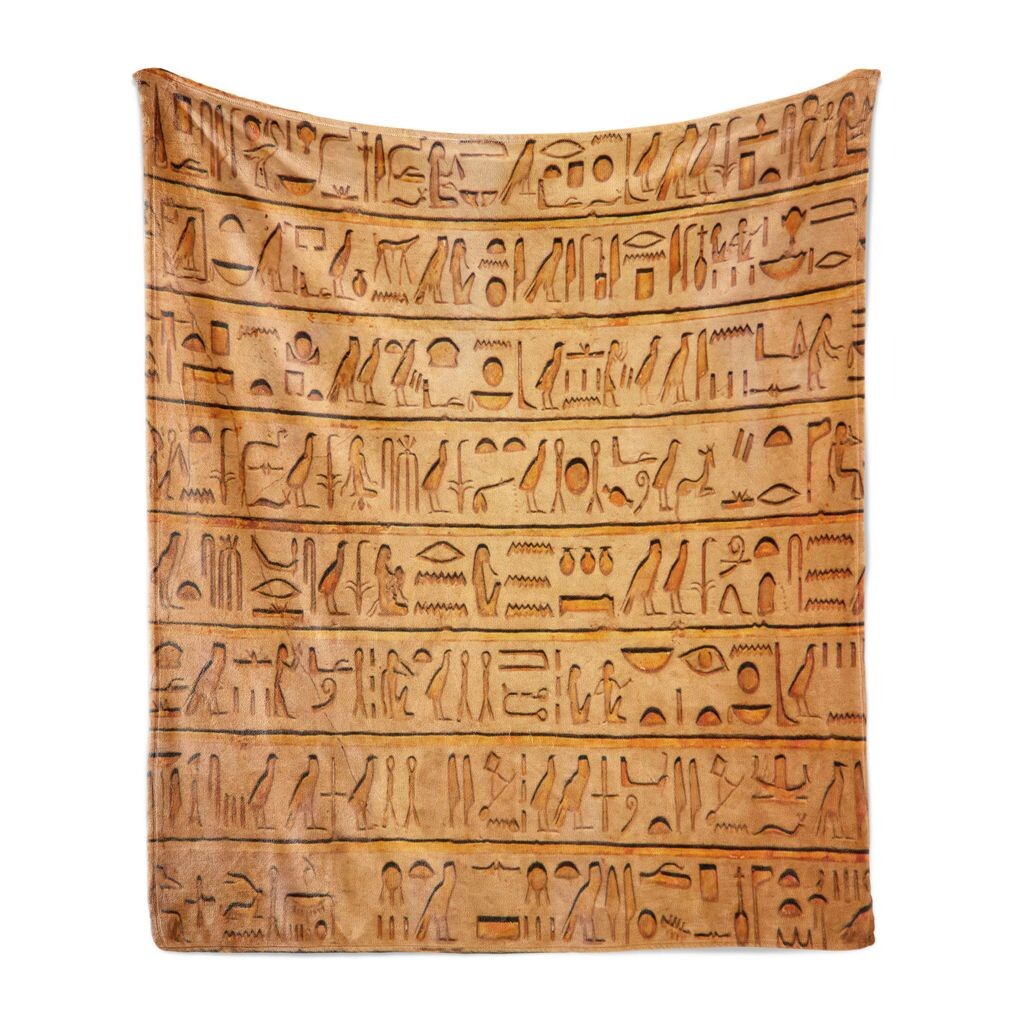 ABAKUHAUS Egypt Мягкое фланелевое флисовое одеяло, символы античной эпохи, алфавит, язык Abc, легенда Египта, узор в виде пирамид с птицами, 175 x 230 см, бледно-оранжевый, янтарь
ABAKUHAUS Egypt Мягкое фланелевое флисовое одеяло, символы античной эпохи, алфавит, язык Abc, легенда Египта, узор в виде пирамид с птицами, 175 x 230 см, бледно-оранжевый, янтарь