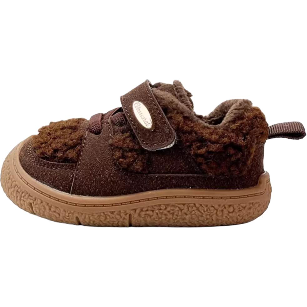 Нескользящие термоботинки с низким верхом для малышей QINUOSHU, коричневый
Нескользящие термоботинки с низким верхом для малышей QINUOSHU, коричневый