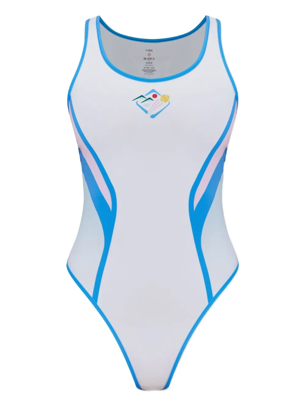 Купальник со вставками CASABLANCA, белый 
Купальник со вставками CASABLANCA, белый