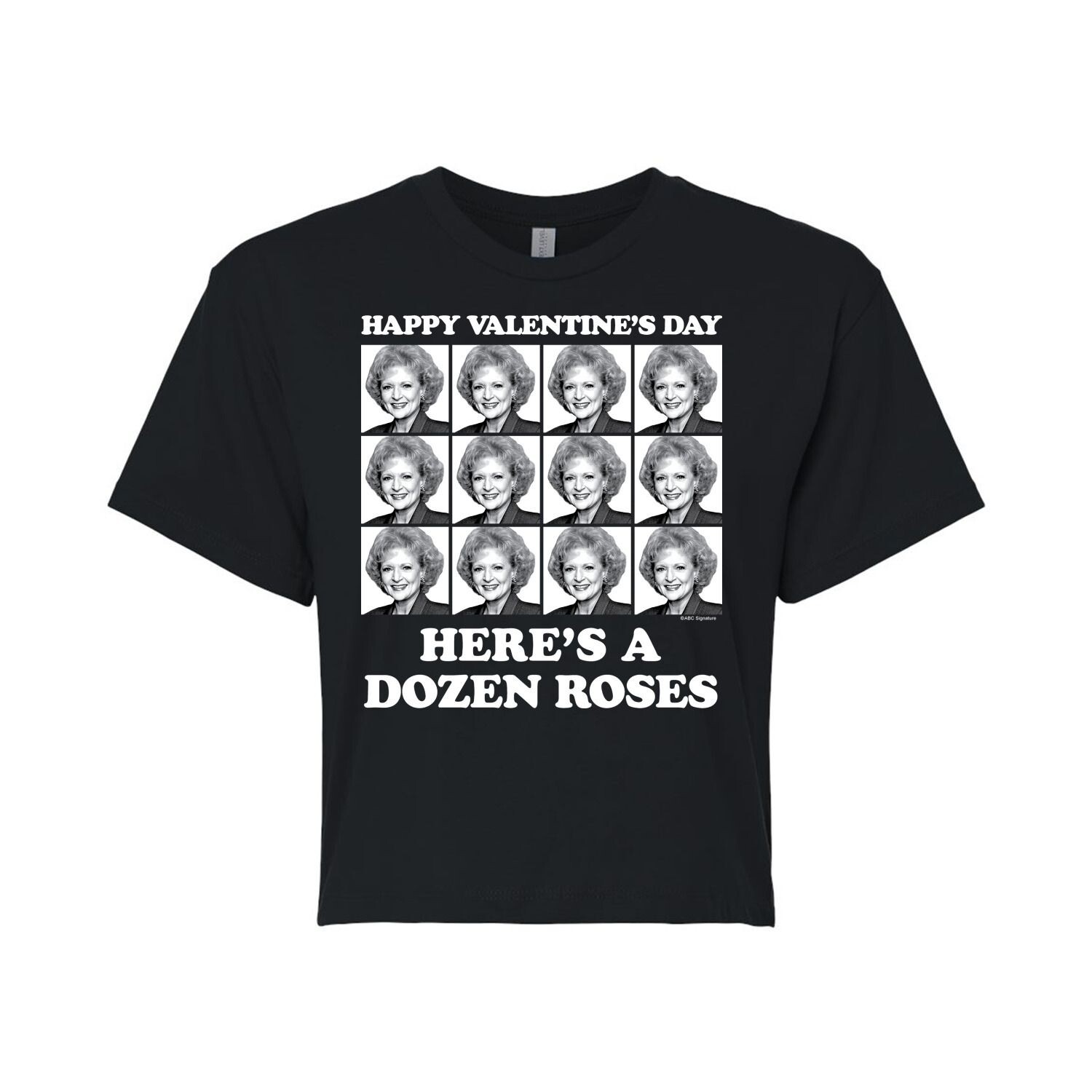 Укороченная футболка с рисунком Golden Girls Dozen Roses для юниоров Licensed Character, черный
Укороченная футболка с рисунком Golden Girls Dozen Roses для юниоров Licensed Character, черный