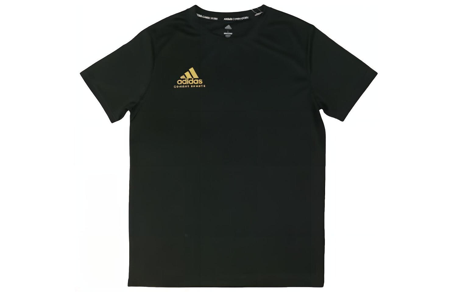 Футболка мужская черная с золотым логотипом Adidas, черный
Футболка мужская черная с золотым логотипом Adidas, черный