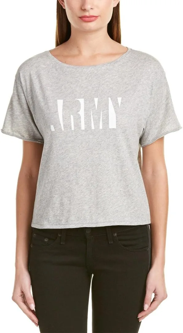 Rag & Bone Heather Gray Graphic X-Boyfriend Cropped Tee
Rag & Bone Heather Gray Graphic X-Boyfriend Cropped Tee