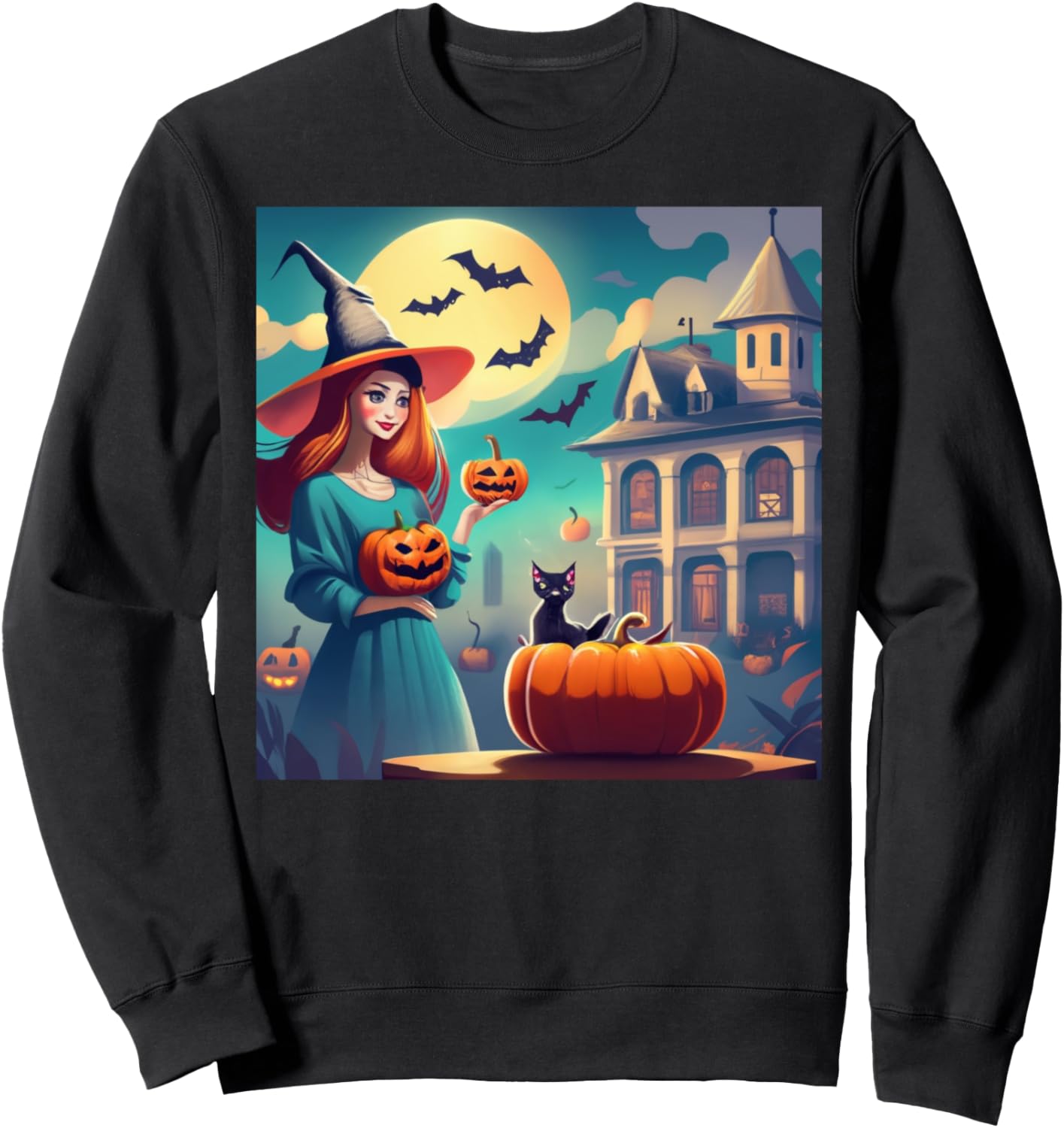 Милая маленькая ведьмочка выбирает тыкву и готовится к Хэллоуину. Толстовка Lifestyle Designs, черный
Милая маленькая ведьмочка выбирает тыкву и готовится к Хэллоуину. Толстовка Lifestyle Designs, черный