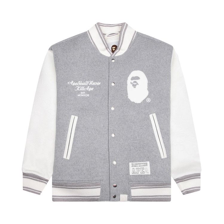 Куртка BAPE Varsity Jacket, Grey
Куртка BAPE Varsity Jacket, Grey