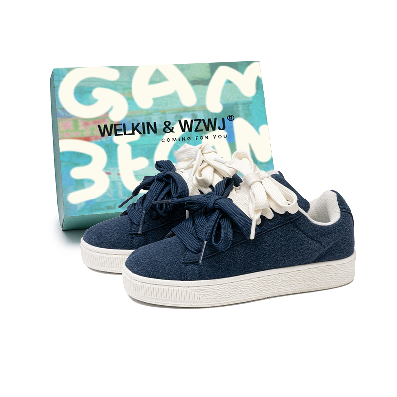 WELKIN&WZWJ Юнисекс лоу-топ скейтборд кроссовки темно-синие, цвет Dark Blue
WELKIN&WZWJ Юнисекс лоу-топ скейтборд кроссовки темно-синие, цвет Dark Blue