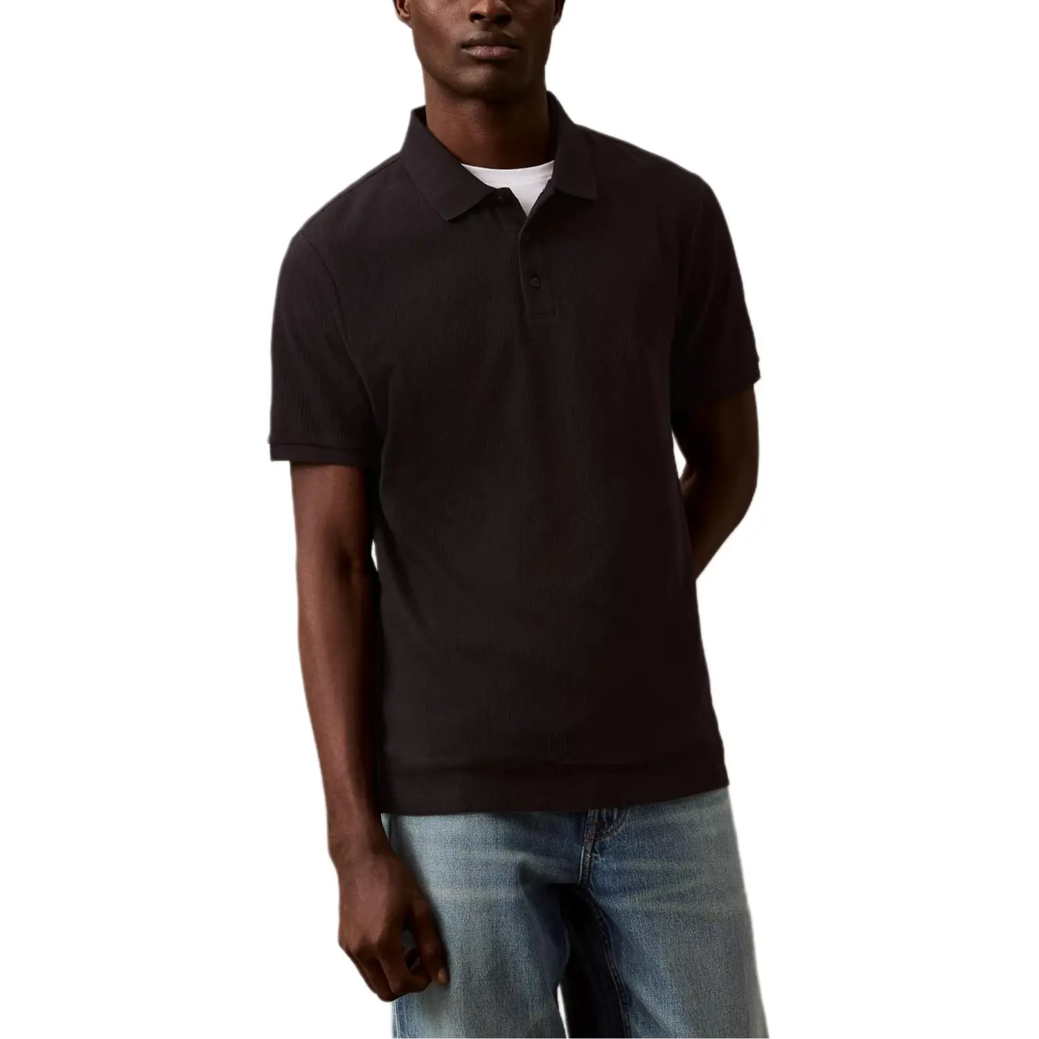 Кальвин Кляйн поло для мужчин черное 
Кальвин Кляйн поло для мужчин черное