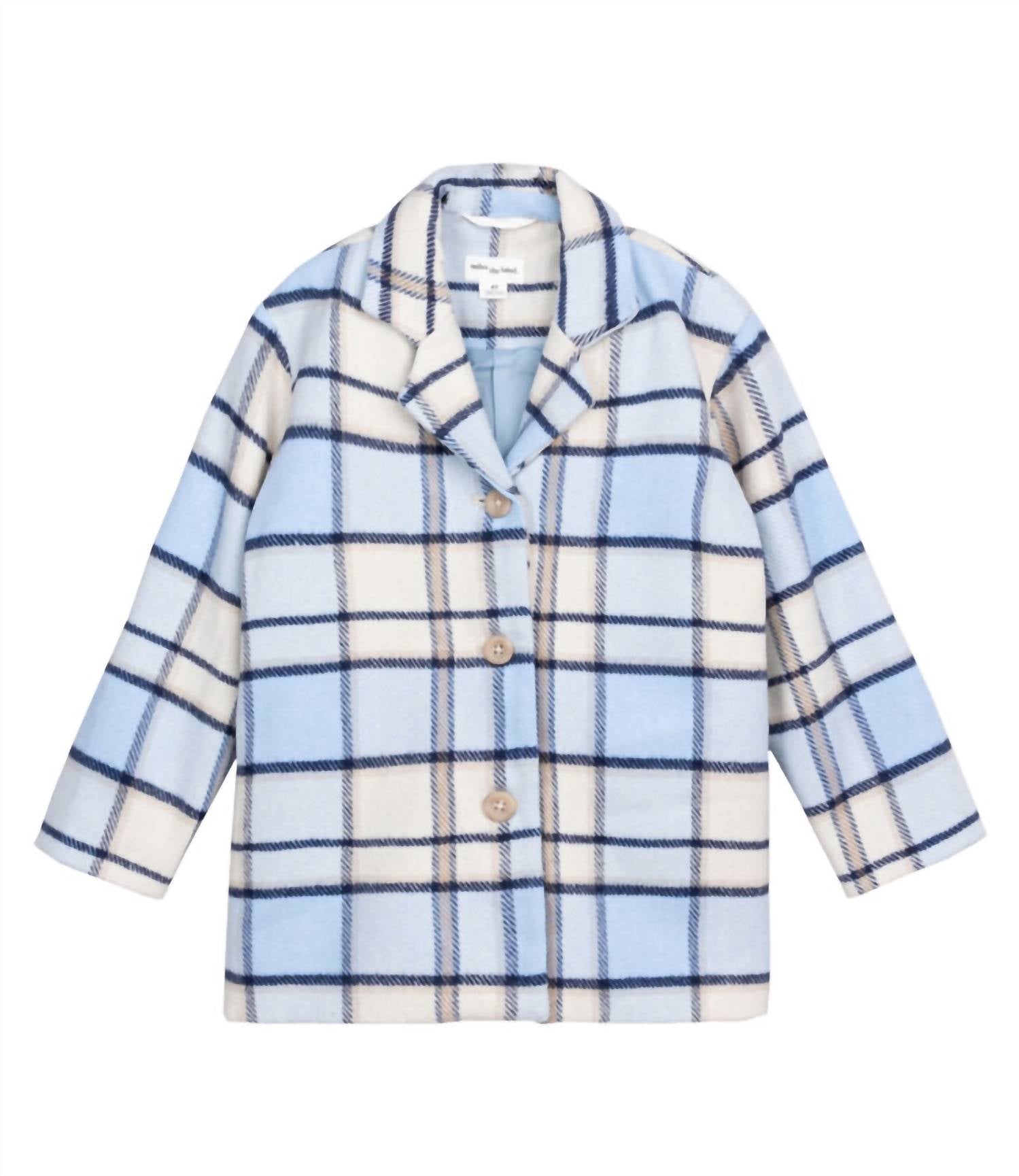 Детская клетчатая куртка в сине-голубую клетку Miles the Label
Детская клетчатая куртка в сине-голубую клетку Miles the Label