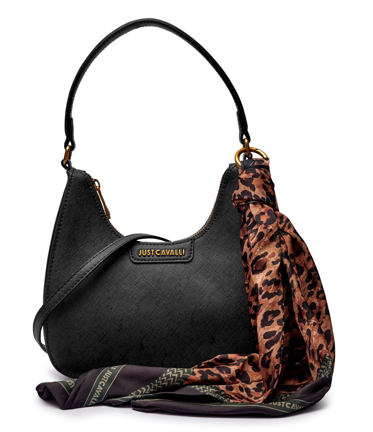 Сумка-хобо Just Cavalli + foulard, черный
Сумка-хобо Just Cavalli + foulard, черный