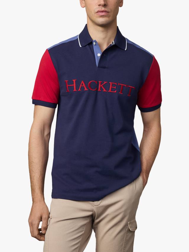 Хлопковая поло с короткими рукавами Hackett London
Хлопковая поло с короткими рукавами Hackett London