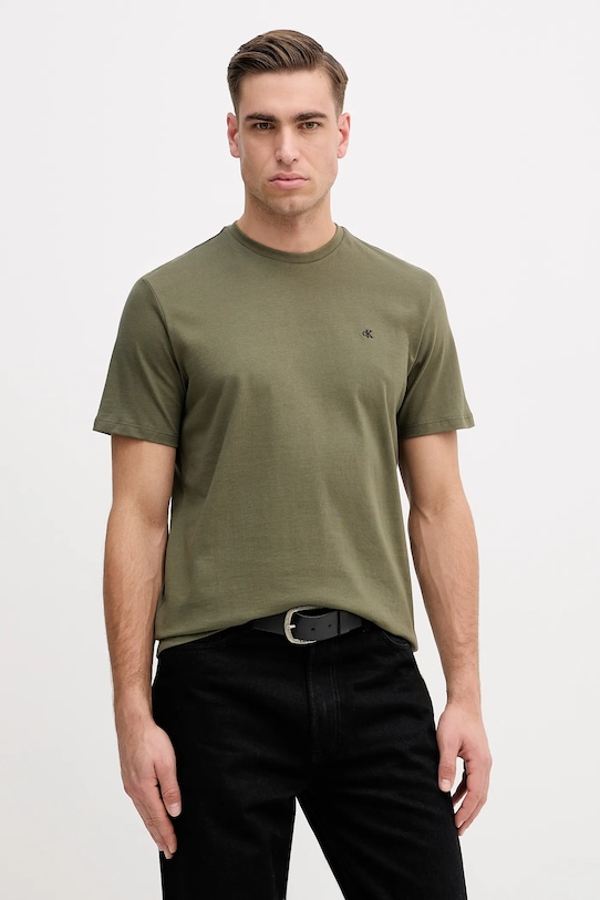 Хлопковая футболка Calvin Klein Jeans, зеленый
Хлопковая футболка Calvin Klein Jeans, зеленый