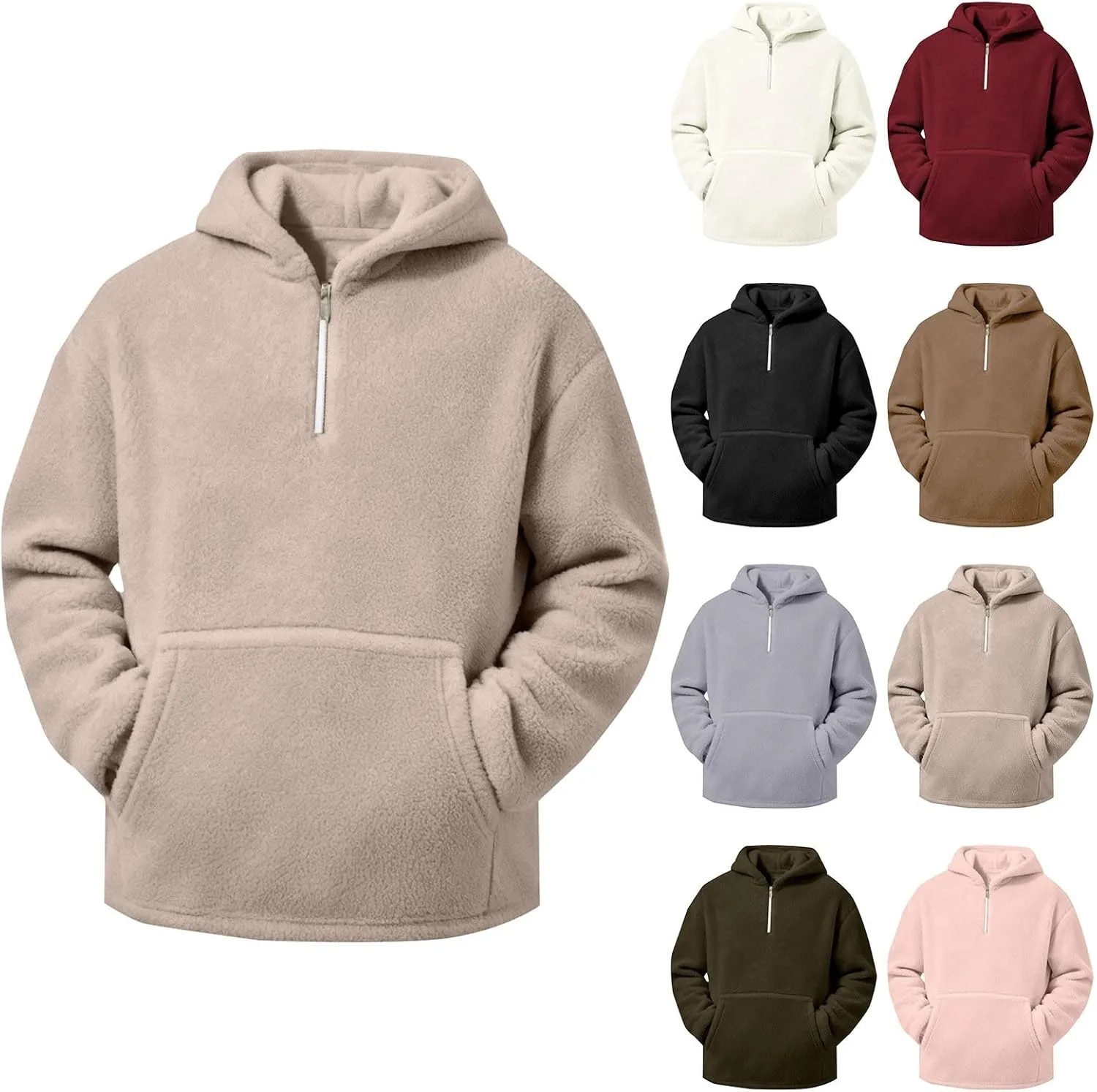 Мужская толстовка с капюшоном Sherpa, длинный рукав, с передним карманом
Мужская толстовка с капюшоном Sherpa, длинный рукав, с передним карманом