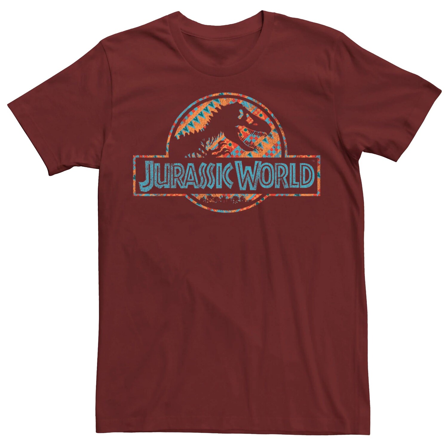 Мужская футболка с логотипом Jurassic World и геометрическим узором Licensed Character
Мужская футболка с логотипом Jurassic World и геометрическим узором Licensed Character