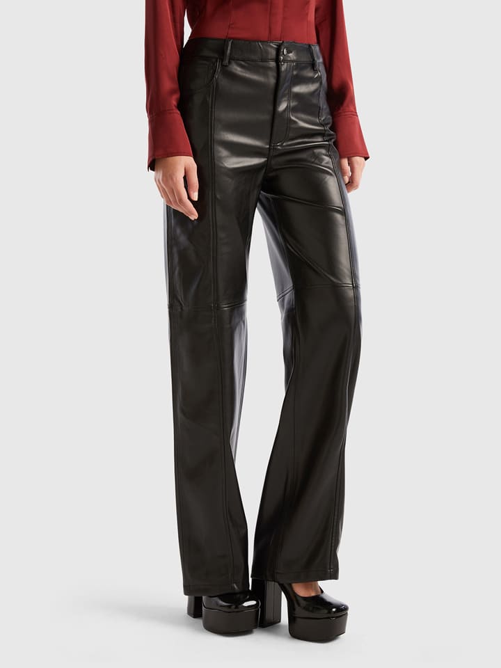 Тканевые брюки Benetton, черный
Тканевые брюки Benetton, черный