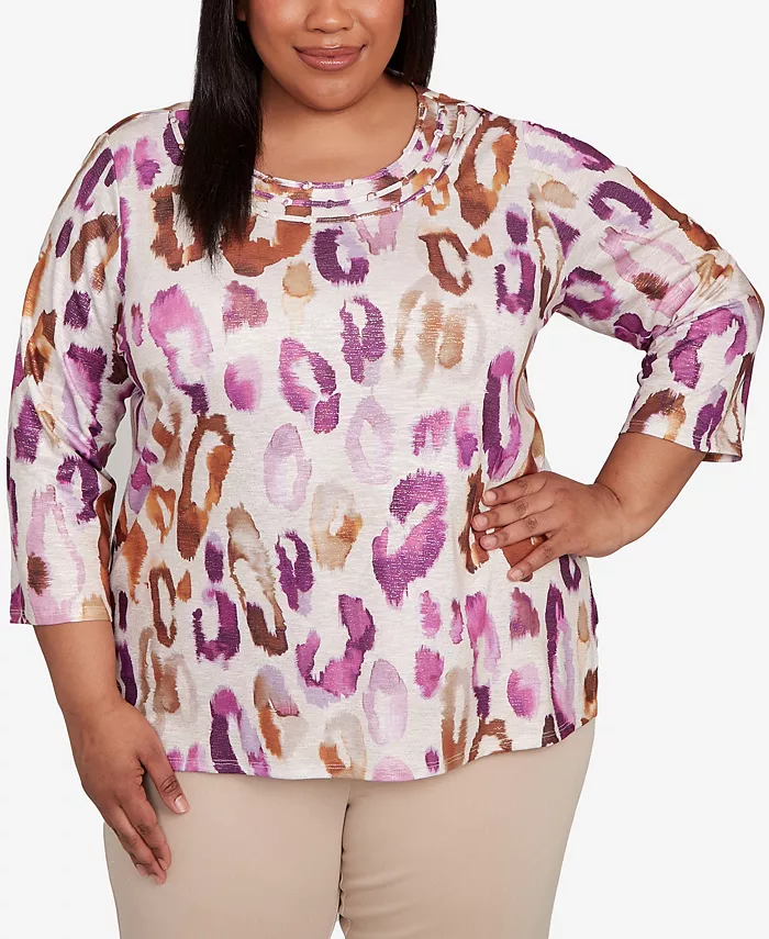 Топ Urban Legend Dragmatic Animal размера Plus с рукавами три четверти Alfred Dunner, мультиколор
Топ Urban Legend Dragmatic Animal размера Plus с рукавами три четверти Alfred Dunner, мультиколор