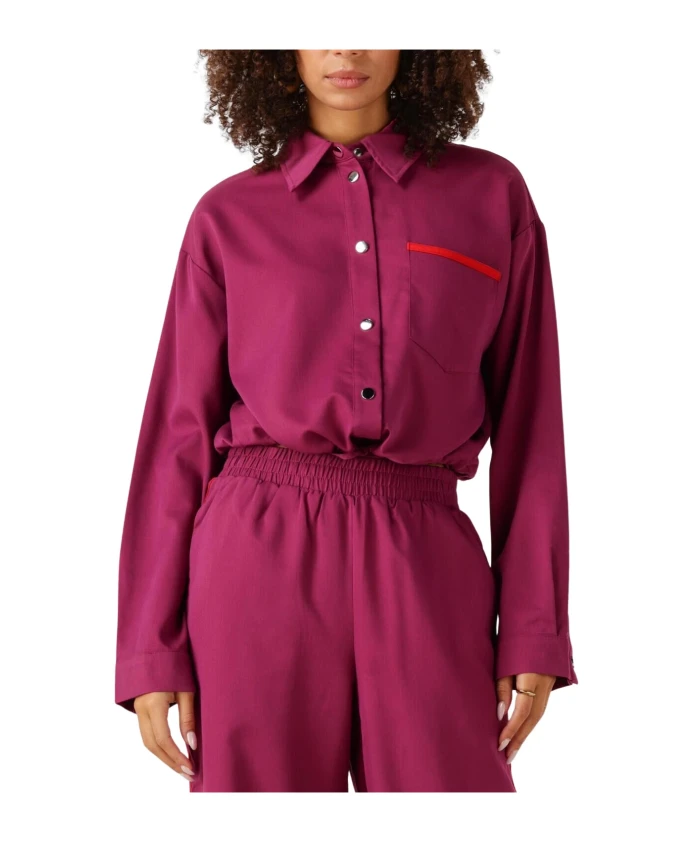 Дерзкая блузка Ydence, фиолетовый
Дерзкая блузка Ydence, фиолетовый