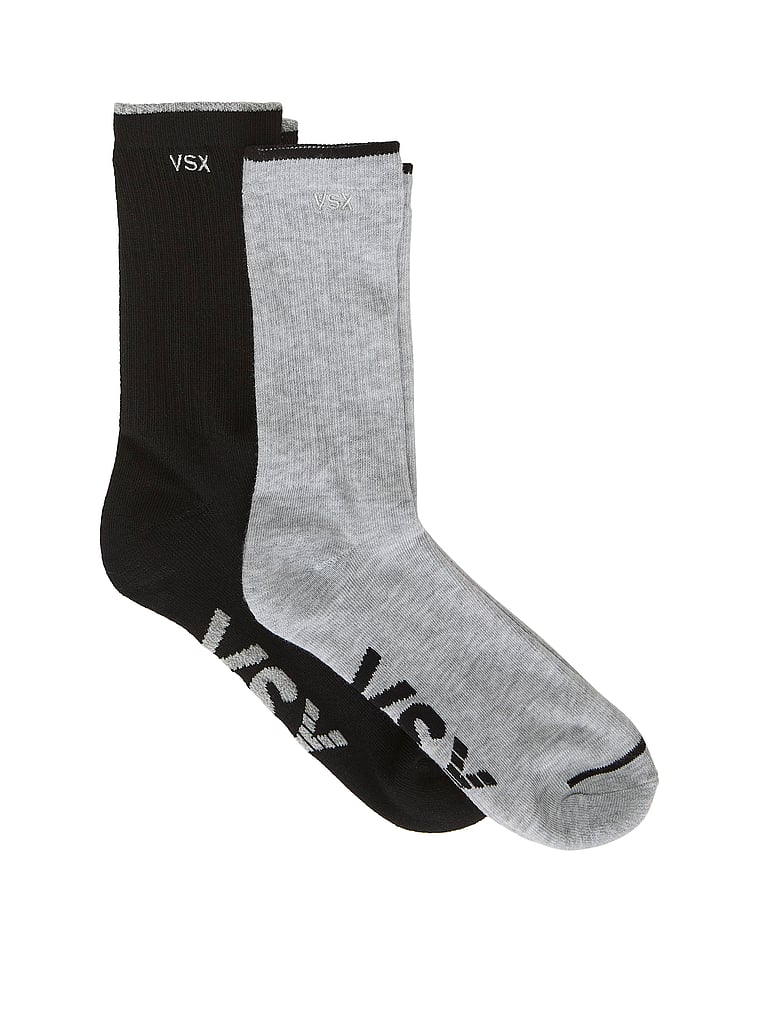Носки Vsx, 2 пары Victoria'S Secret, black & heather grey
Носки Vsx, 2 пары Victoria'S Secret, black & heather grey