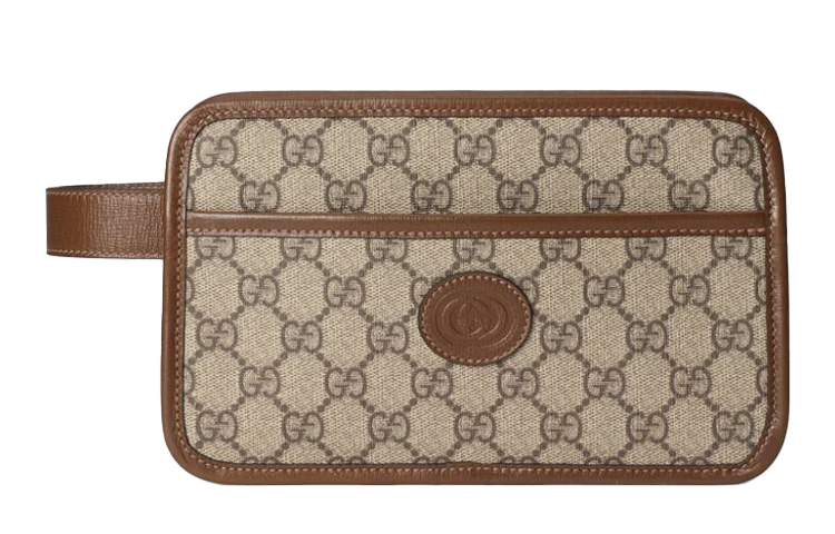 Сумка для туалетных принадлежностей из кожи и холста дорожная сумка клатч унисекс Ebony/Brown GUCCI
Сумка для туалетных принадлежностей из кожи и холста дорожная сумка клатч унисекс Ebony/Brown GUCCI