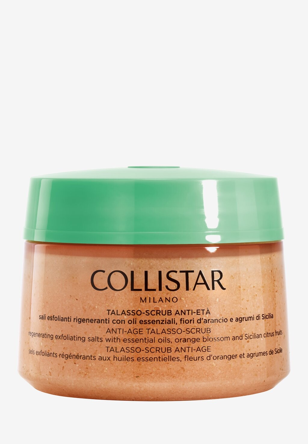 Антивозрастной уход ANTI-AGE TALASSO BODY SCRUB REGENERATING & EXFOLIATING SALTS WITH ESSENTIAL OILS Collistar
Антивозрастной уход ANTI-AGE TALASSO BODY SCRUB REGENERATING & EXFOLIATING SALTS WITH ESSENTIAL OILS Collistar